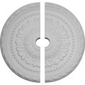 Ekena Millwork Palmetto Ceiling Medallion, Two Piece (Fits Canopies up to 7 5/8"), 31 1/2"OD x 3 5/8"ID x 1 3/4"P CM31PM2